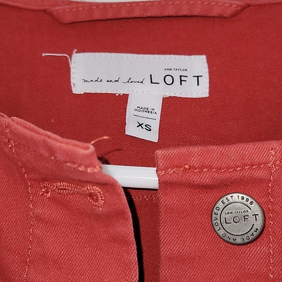 Loft red denim-look jacket - Picture 5 of 5